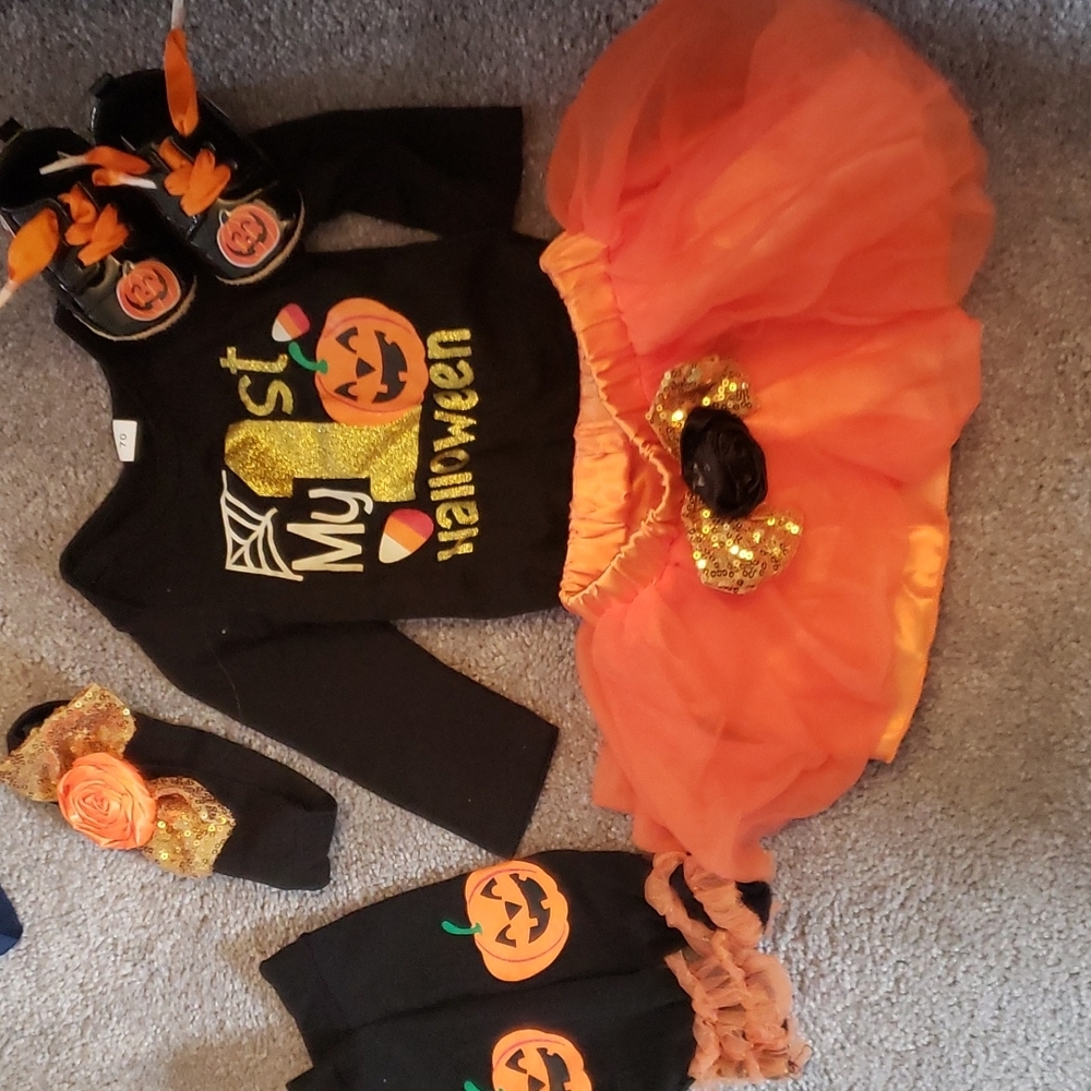 𝅺💜Baby girl 1st Halloween set
